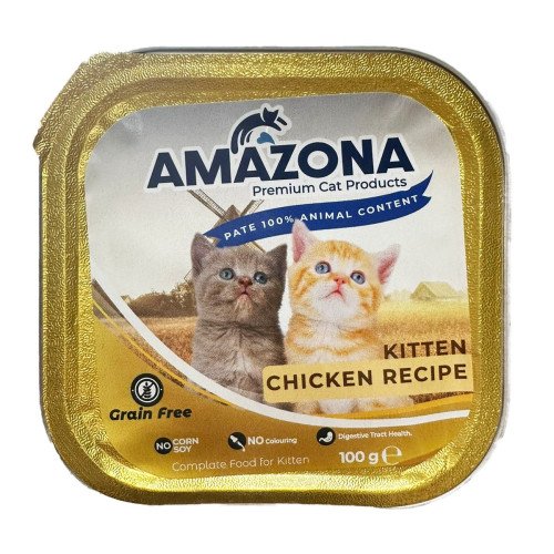 Amazona chicken recipe for kitten 100g