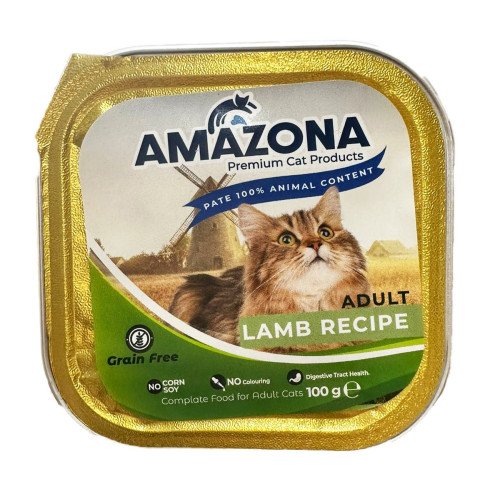 Amazona lamb recipe for adult cat 100g