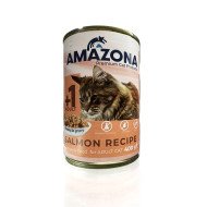 Amazona cat food salmon chunks in gravy 400g
