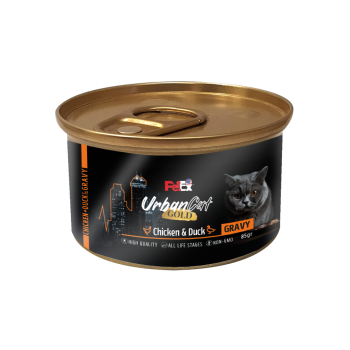 Petex Urban Cat Gold - chicken & duck in gravy 85 grams