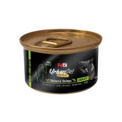 Petex Urban Cat Gold - chicken & shrimps in gravy 85 grams