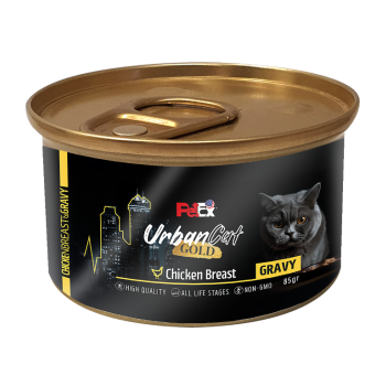 Petex Urban Cat Gold - chicken breast in gravy 85 grams