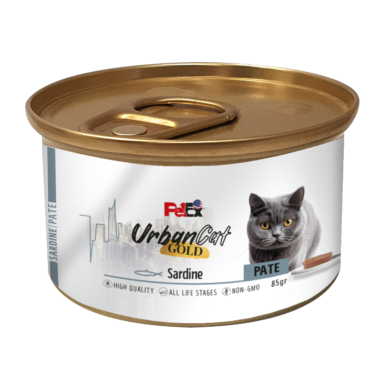 Petex Urban Cat Gold - sardine pate 85 grams