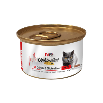 Petex Urban Cat Gold - chicken & chicken liver pate 85 grams