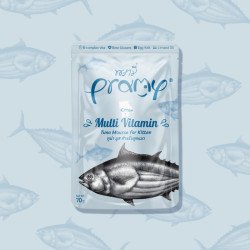 Pramy Multi-Vitamin Tuna Mousse for Kitten 70G Pramy Multi-Vitamin Tuna Mousse for Kitten 70G