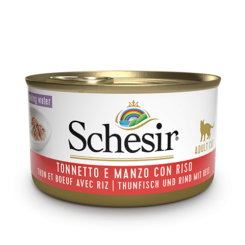 Schesir - Tuna and Beef with Natural Rice 85 g