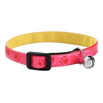 Reflective Cat Collar with Paw print