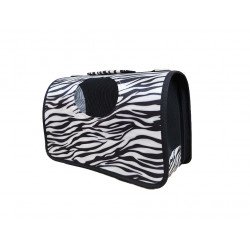 Nunbell Pet Folding Carrier Bag For Cats & Small Dogs (Zebra)