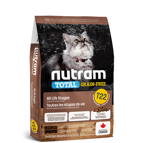 Nutram T22 All life stages grain free with Chicken & Turkey 5.4 kg