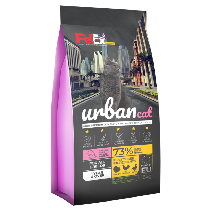 Petex Urban Cat Full and balanced dry food 18KG