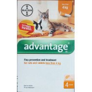 Advantage Flea Prevention And Treatment Less than 4Kg
