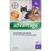 Advantage الوقاية والعلاج من البراغيث 4 كيلو فما فوق