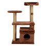 Amazona Cat Playhouse and Scratching Platform - Cinnamon