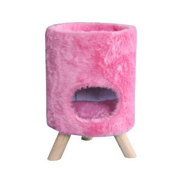 Petex Royal cat sitting area with pink fur PS109