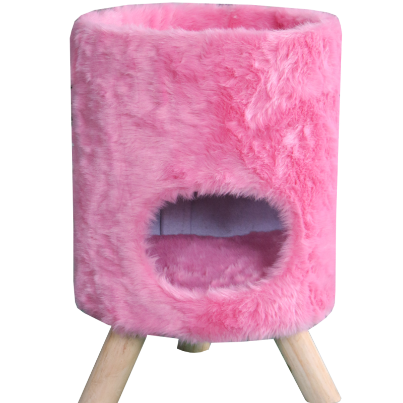 Petex Royal cat sitting area with pink fur PS109