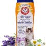 Arm & Hammer 2-in-1 Deodorizing & Dander Reducing Shampoo for Cats in Lavender Chamomile Scent, 20 oz / 591 ml