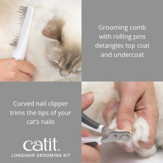 Catit Longhair Grooming Kit