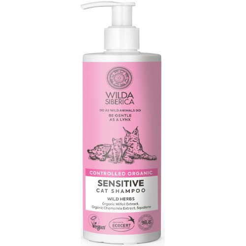 Wilda Siberica sensitive cat shampoo 400 ml