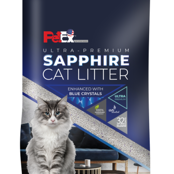 Petex Sapphire litter crystallizes with crystal pearls 10 kg