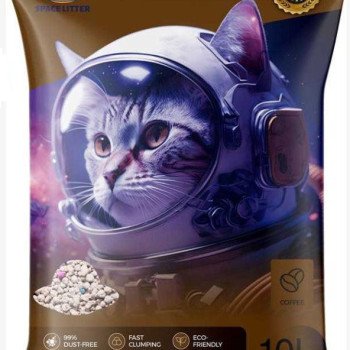 Space cat litter coffee scented 10 L