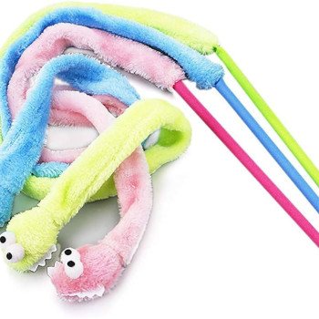 Snake cat stick