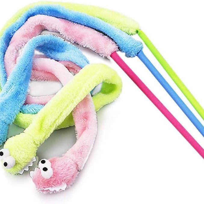 Snake cat stick
