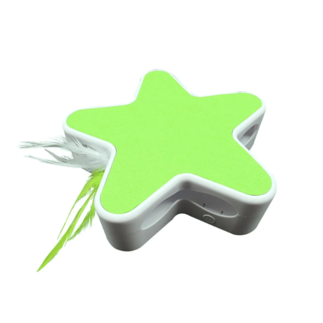 Five-point star box electric toy with Interactive fur