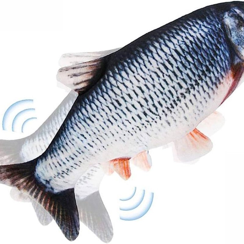 30cm USB Electric Charging Moving Fish Toy