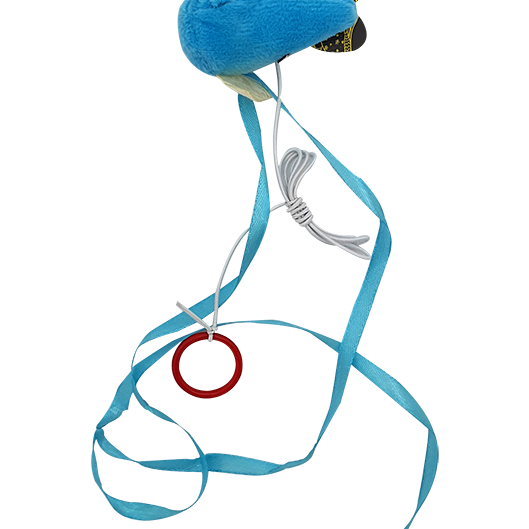 Petex blue mouse + rope for cats