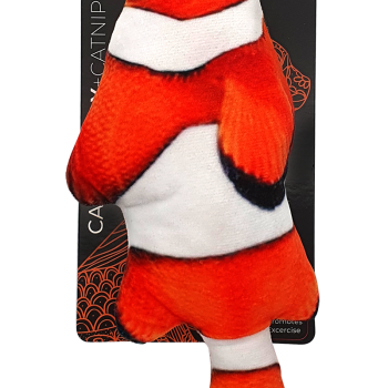 Petex Cat plush fabric toy (fish shaped) + catnip Model HF1242