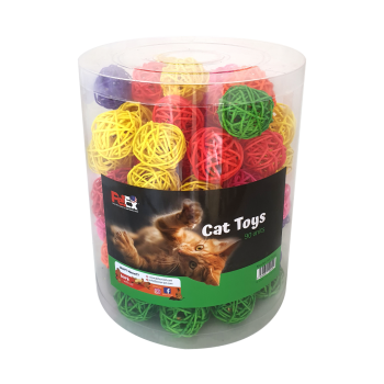 Petex balls with a detection bell in a variety of spectacular colors