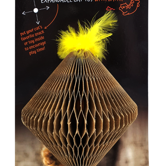 Petex Expandable Toy in the shape of a diamond