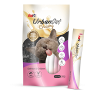 Petex urban cat creamy with salmon & chicken 70g