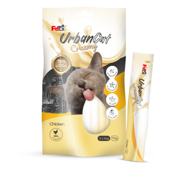 Petex urban cat creamy with chicken 70g