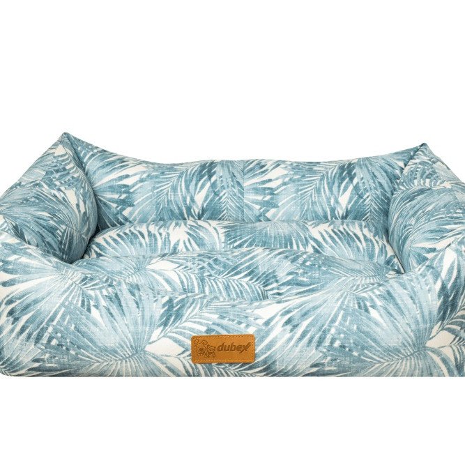 Amazona palm Pet Bed - blue
