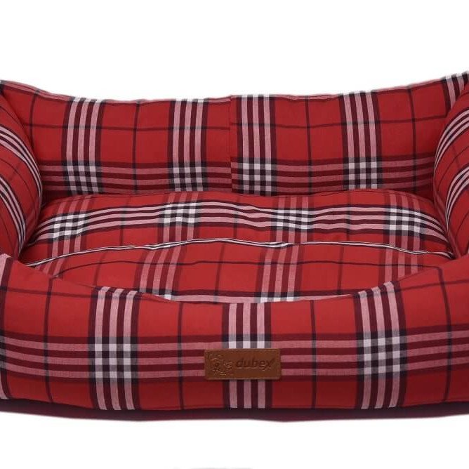 Amazona danish Pet Bed - red