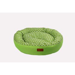 Amazona Round Pet Bed - green