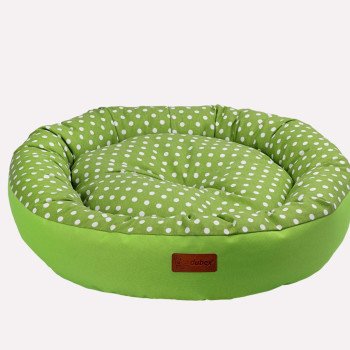 Amazona Round Pet Bed - green