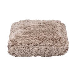 Amazona rectangle plush Pet Bed - beige