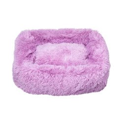Amazona rectangle plush Pet Bed - purple