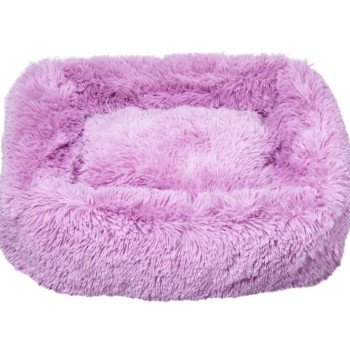 Amazona rectangle plush Pet Bed - purple