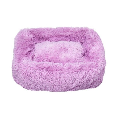Amazona rectangle plush Pet Bed - purple