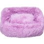 Amazona rectangle plush Pet Bed - purple