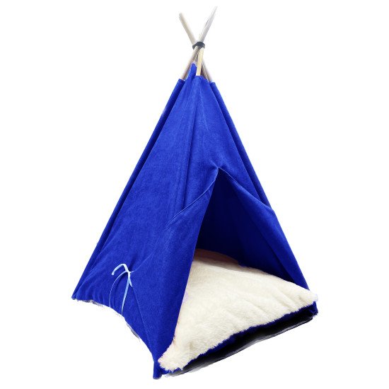 Amazona tent pet bed - Blue