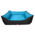 Petex luxurious bed for dogs - Blue and black