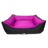 Petex luxurious bed for dogs - Pink and black S