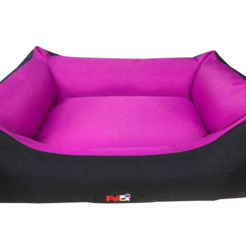 Petex luxurious bed for dogs - Pink and black