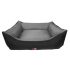 Petex luxurious bed for dogs - Gray and black