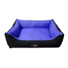 Petex luxurious bed for dogs - Purple and black S
