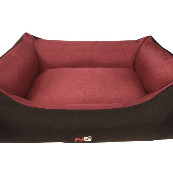 Petex luxurious bed for dogs - Brown and black